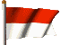 развевающийся флаг индонезии - фото