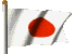 Япония - развевающийся флаг
