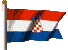 Хорватия - зазвевающийся флаг