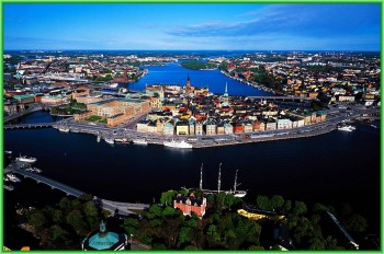 Один из самых красивых городов Швеции и её столица Стокгольм