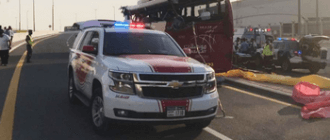 Автобус с туристами попал в аварию в Дубае