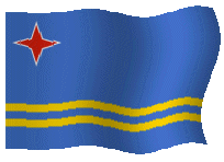 Аруба - развевающийся флаг
