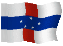 Нидерландские Антильские острова - развевающийся флаг