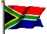 развевающийся флаг ЮАР фото